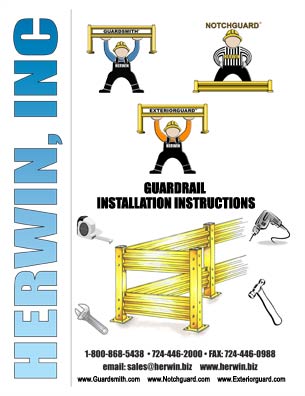 Yellow Guard Rail, Forklift, pallet jack,manufactuer,USA