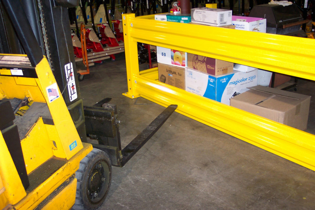 Watch Notchguard Video Industrial Safety Rails to Prevent Forklift Damage