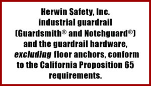 herwin safety prop 65 requirements